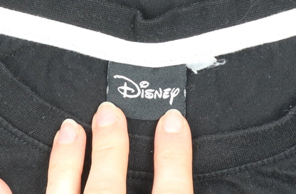 Mens UK Size XL Disney Black  T-Shirt