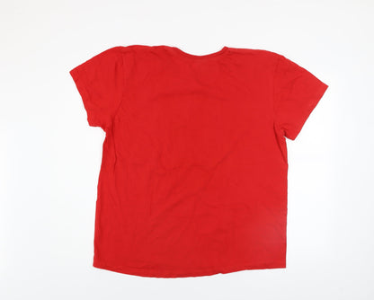 Stedman Men's Red XL Classic-T Eddie Stobart Truck Graphic T-Shirt