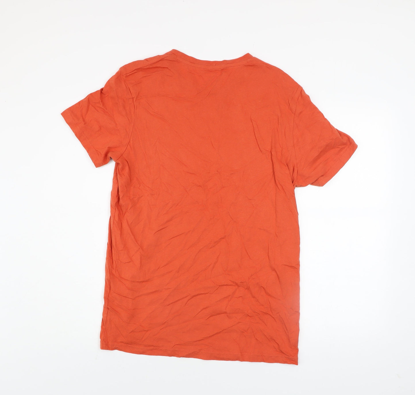 Mens UK Size L JACK & JONES Orange  T-Shirt