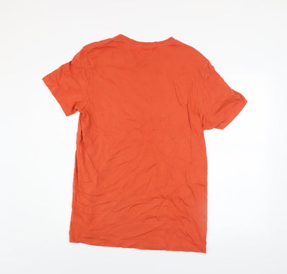Mens UK Size L JACK & JONES Orange  T-Shirt