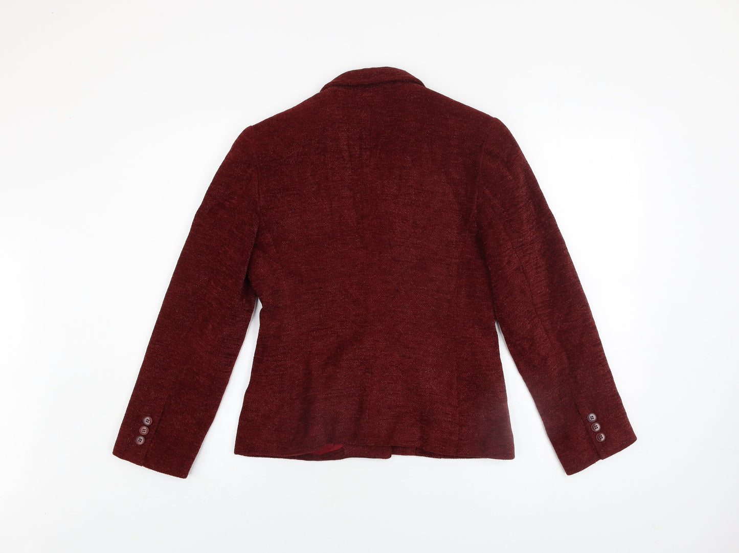 Womens UK Size 8 Donna Rae Red Basic Jacket
