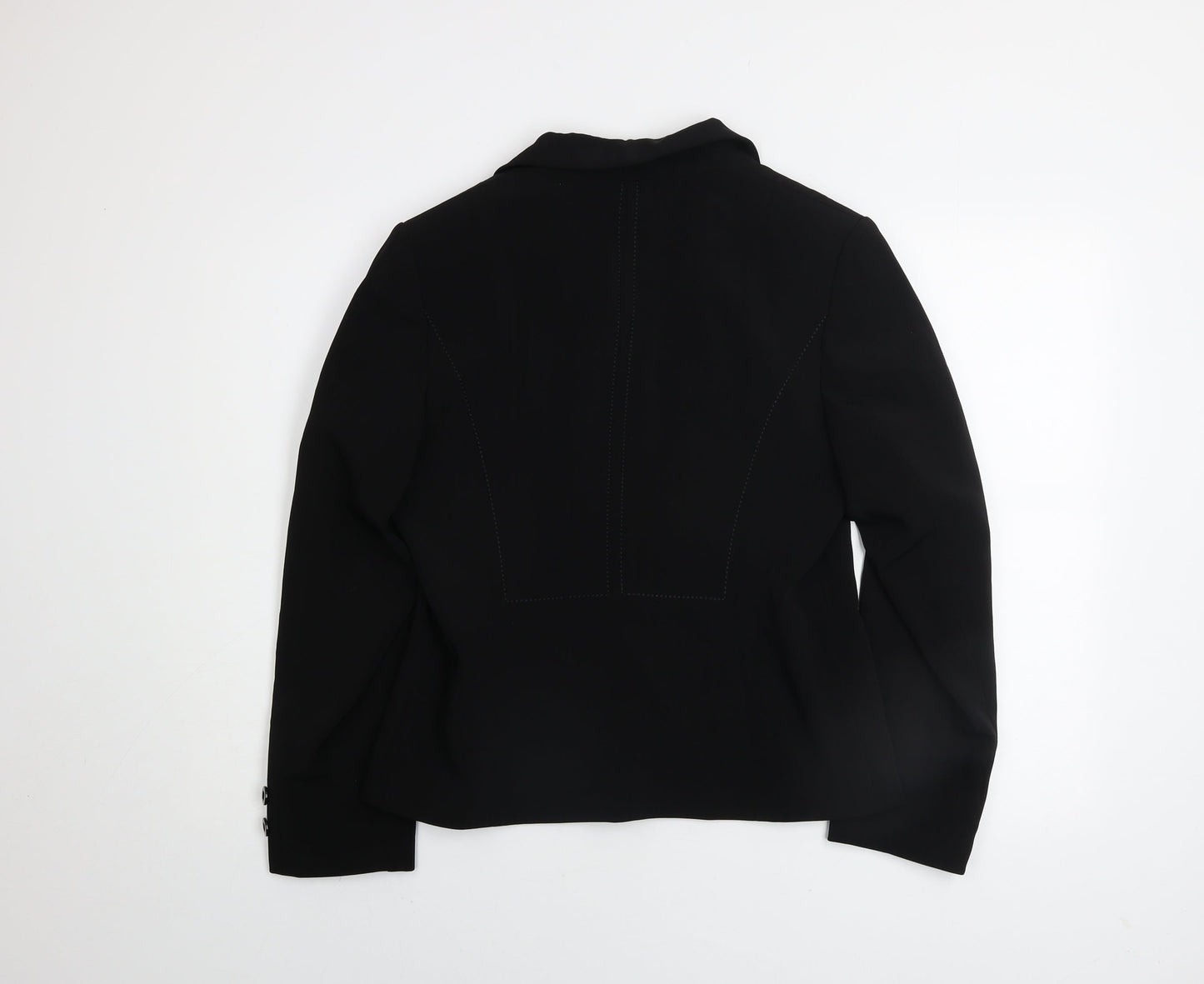 Marks and Spencer Women's Black Size 14 Tailored Blazer Jacket