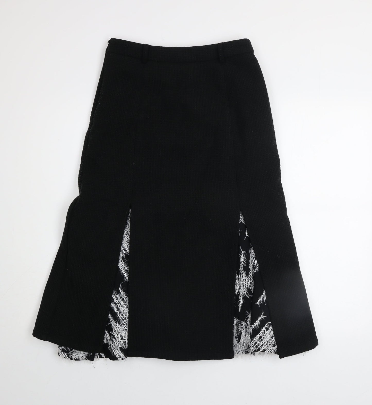 Womens UK Size M 芥薬少女居所 Trumpet Tweed Skirt