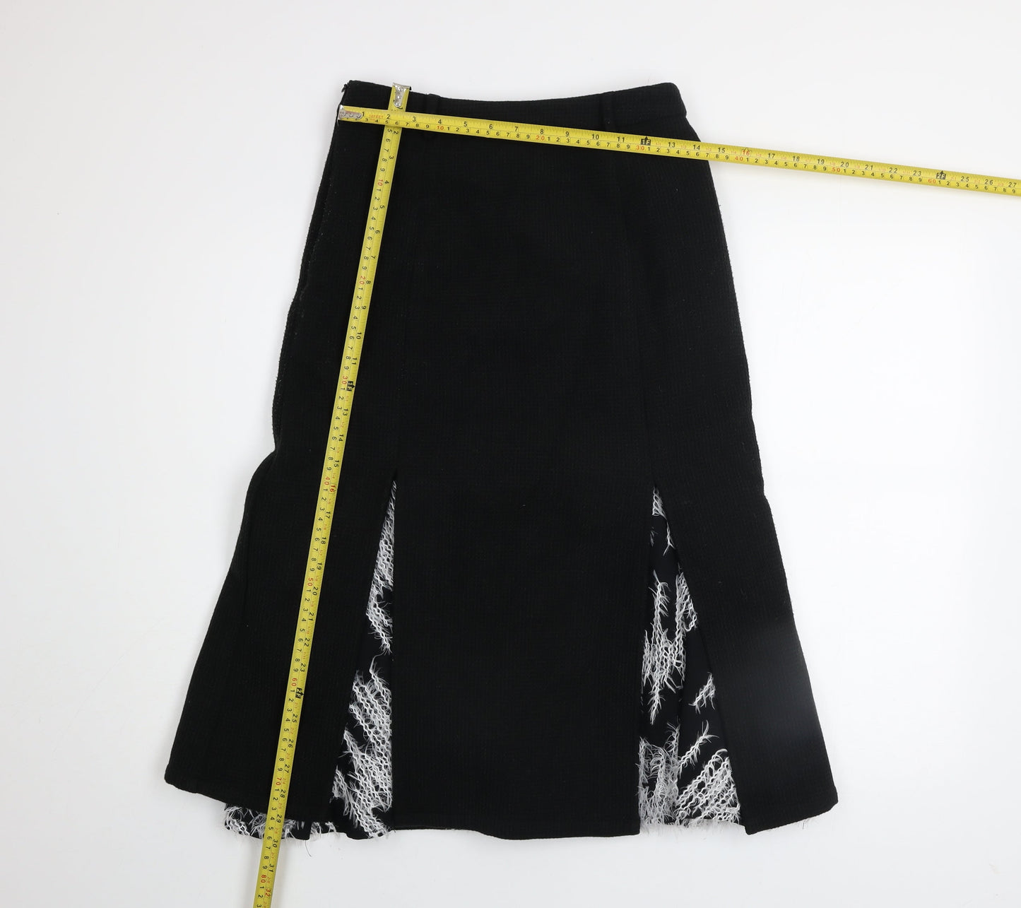 Womens UK Size M 芥薬少女居所 Trumpet Tweed Skirt