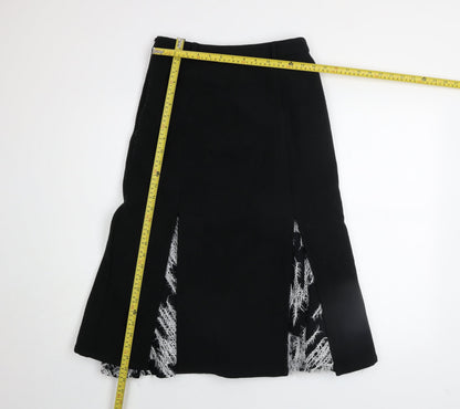 Womens UK Size M 芥薬少女居所 Trumpet Tweed Skirt