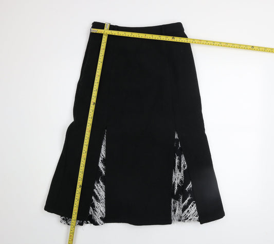 Womens UK Size M 芥薬少女居所 Trumpet Tweed Skirt