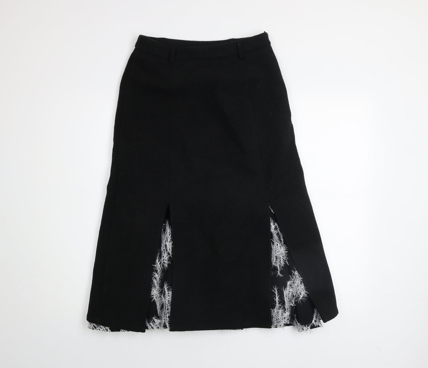 Womens UK Size M 芥薬少女居所 Trumpet Tweed Skirt