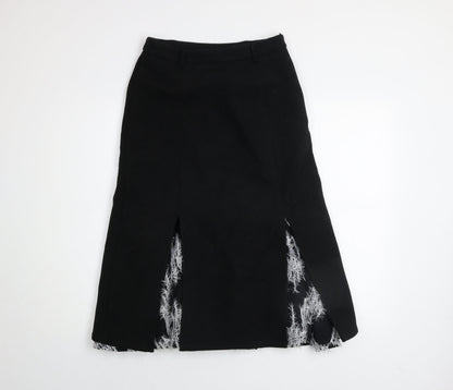 Womens UK Size M 芥薬少女居所 Trumpet Tweed Skirt