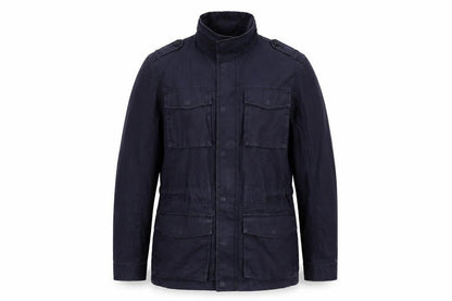 Mens UK Size M John Lewis Blue Military Jacket