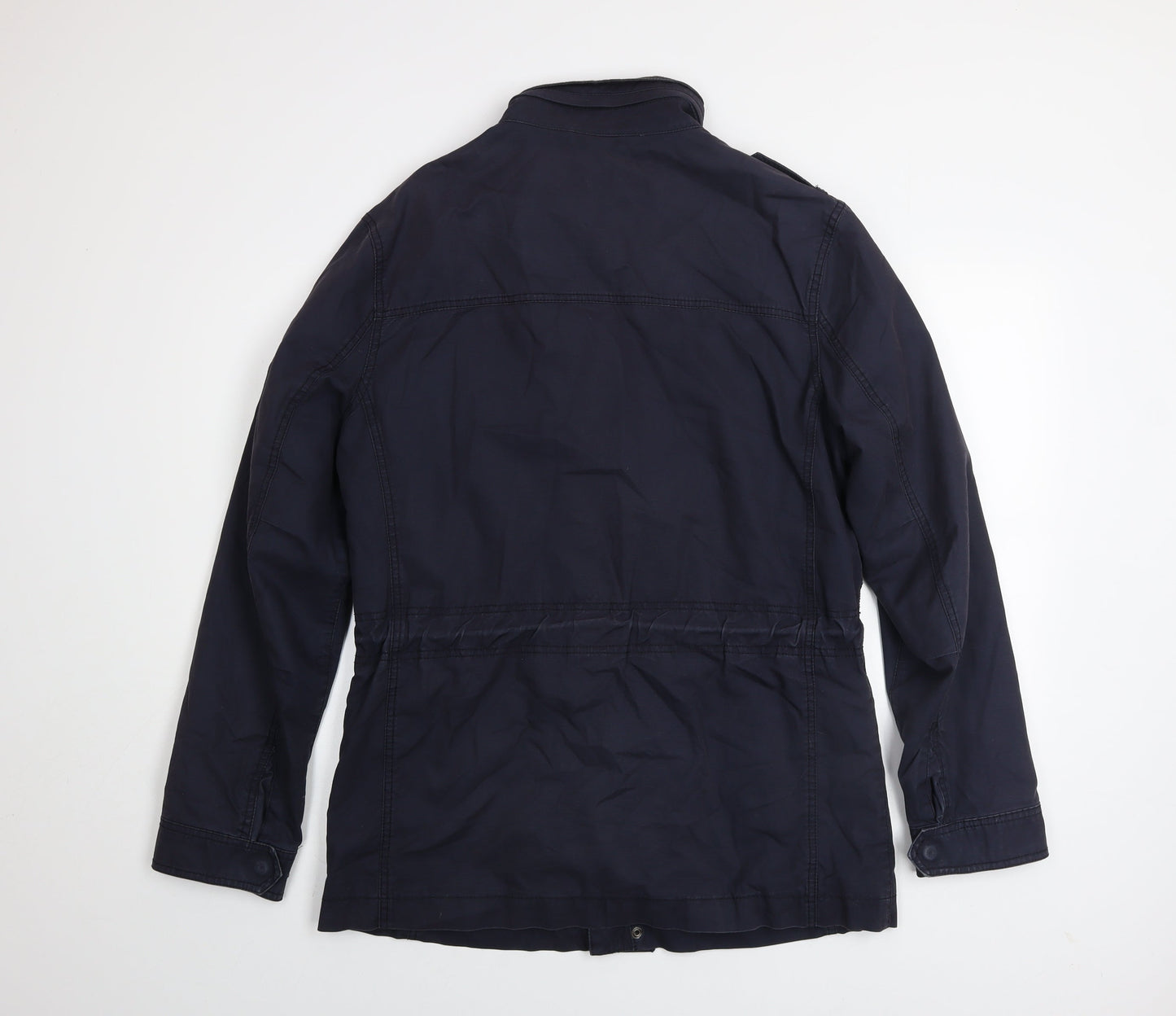 Mens UK Size M John Lewis Blue Military Jacket