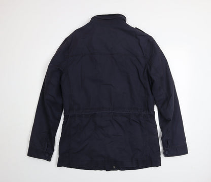 Mens UK Size M John Lewis Blue Military Jacket