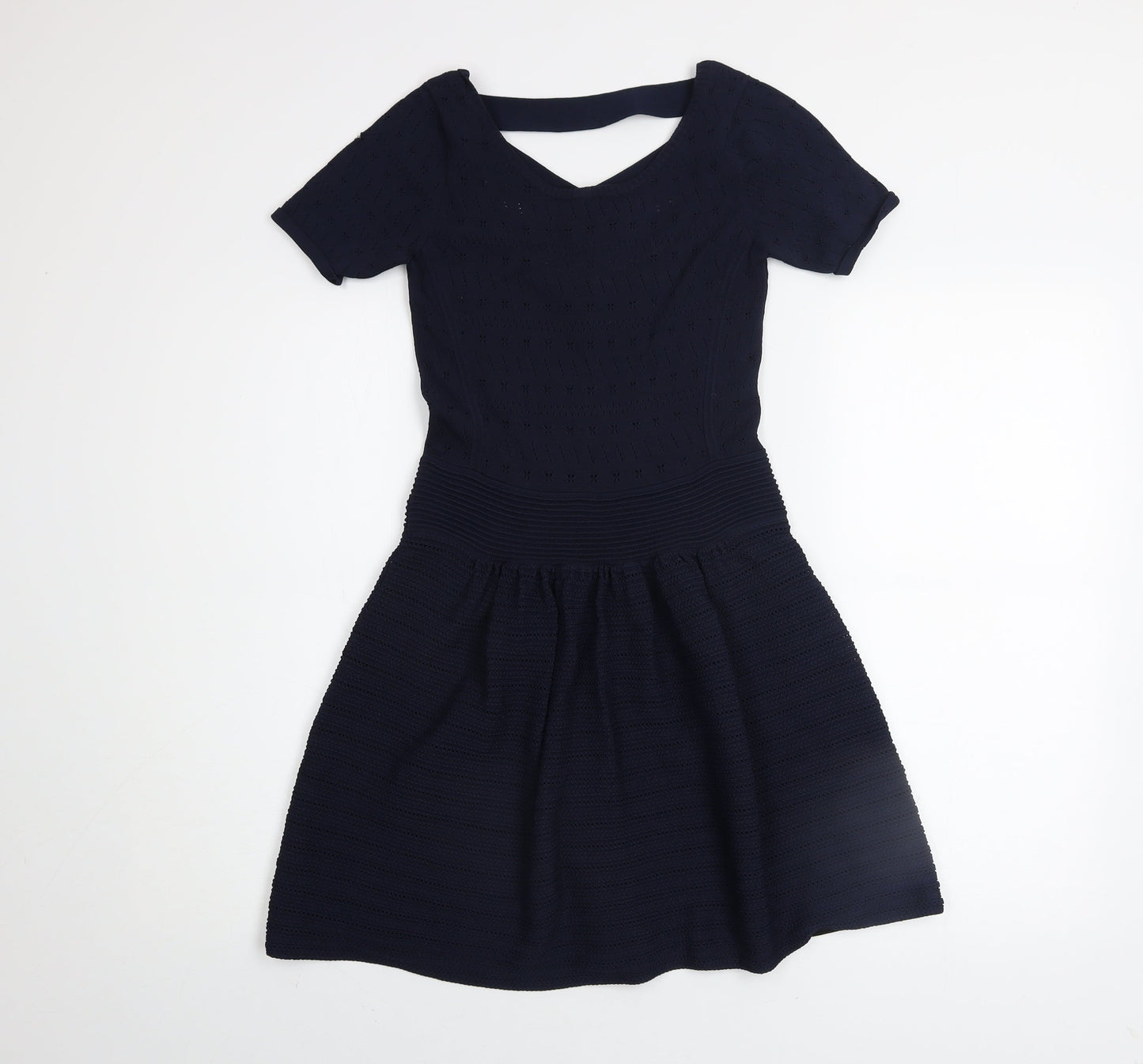 Womens UK Size 10 French Connection Fit & Flare Dress