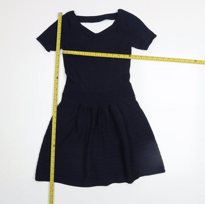 Womens UK Size 10 French Connection Fit & Flare Dress