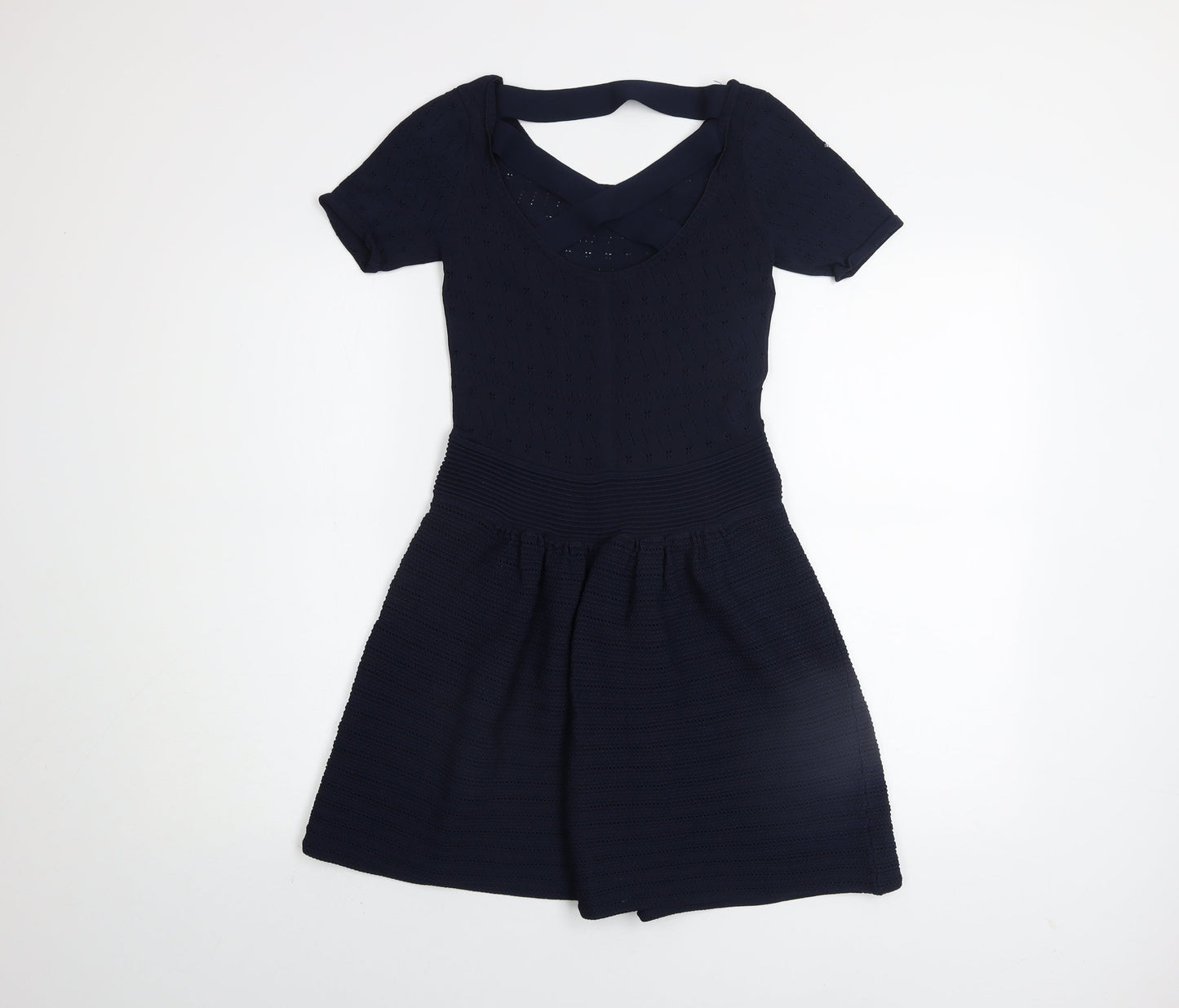 Womens UK Size 10 French Connection Fit & Flare Dress