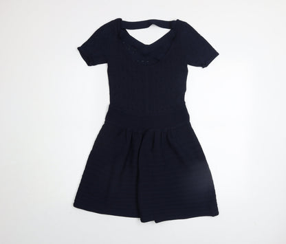 Womens UK Size 10 French Connection Fit & Flare Dress