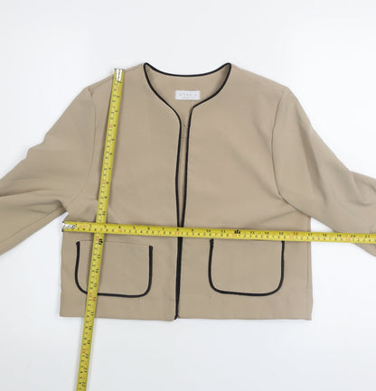 Womens UK Size 6 alter Beige Basic Jacket