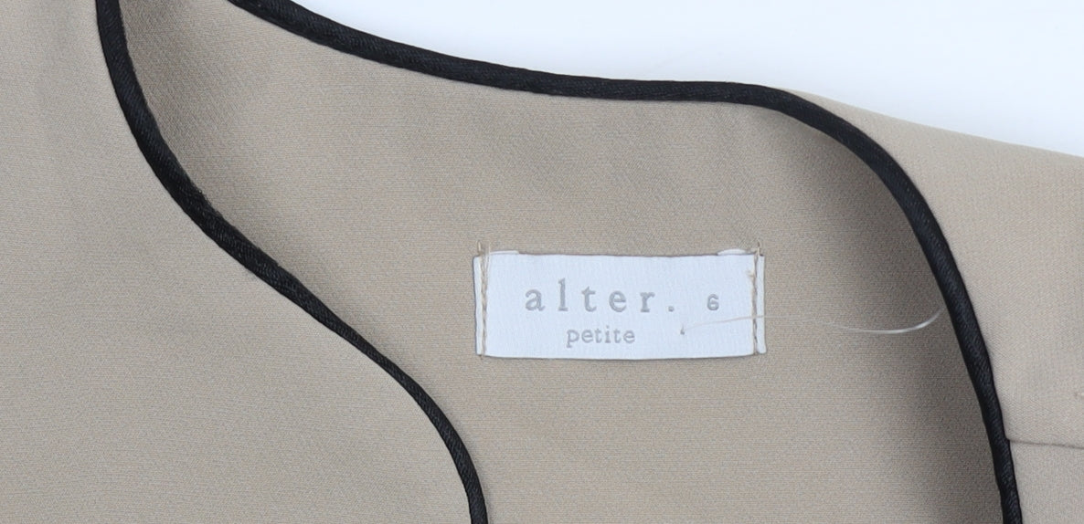 Womens UK Size 6 alter Beige Basic Jacket