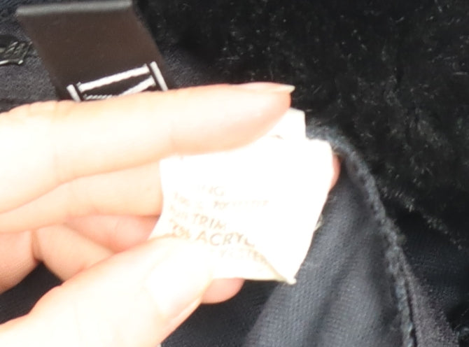 Miss Selfridge Women's Black Velvet Off Shoulder Dress Size 14