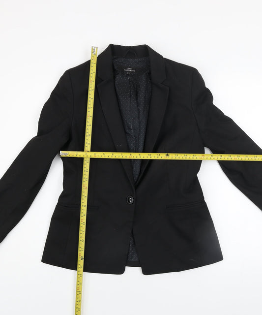 Next Tailoring Women's Black Size 10 Single-Breasted Suit Jacket