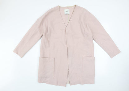 Womens UK Size S Mango Pink Overcoat