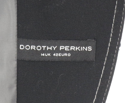 Womens UK Size 14 Dorothy Perkins Regular Black Blazer