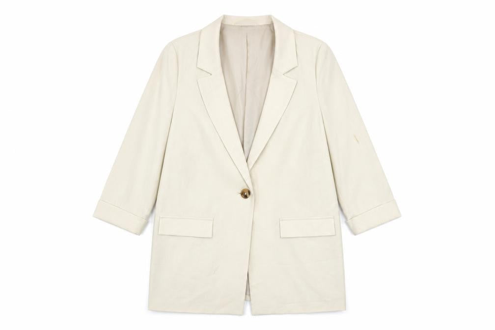 Womens UK Size 12 George Regular Beige Blazer