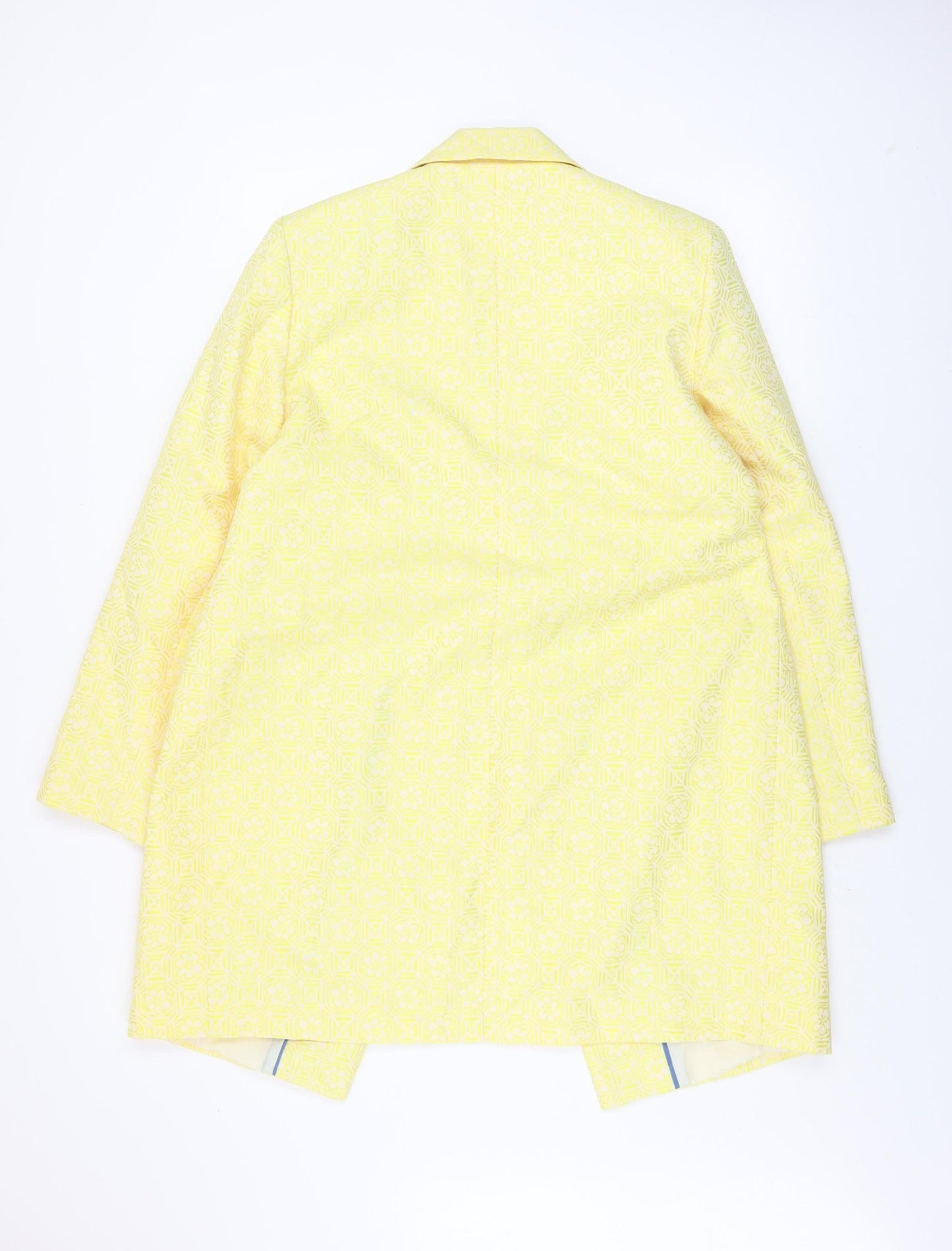 Womens UK Size 14 M&Co Boutique Yellow Blazer