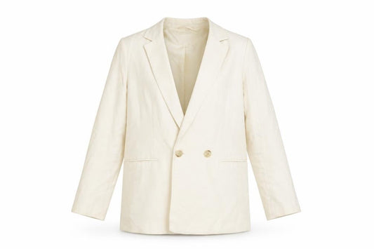 Womens UK Size 8 H&M Ivory Basic Jacket
