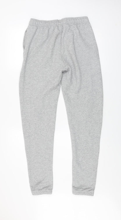Adidas Teens Grey XL Jogger Trousers Cotton Blend Activewear