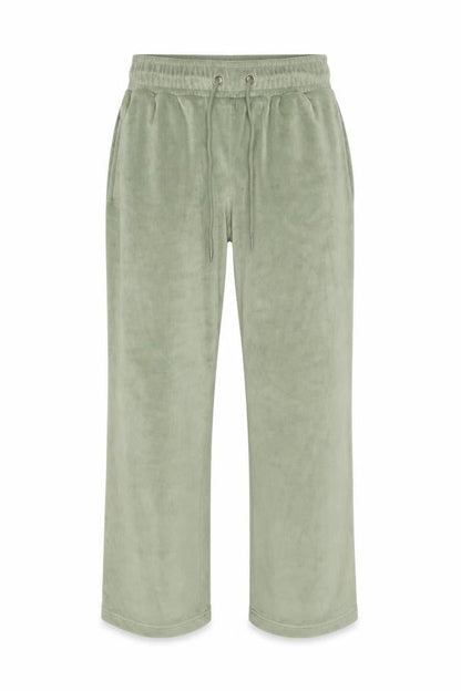 Womens UK Size 10 Cotton Traders Regular Fit Sweatpants Green Trousers