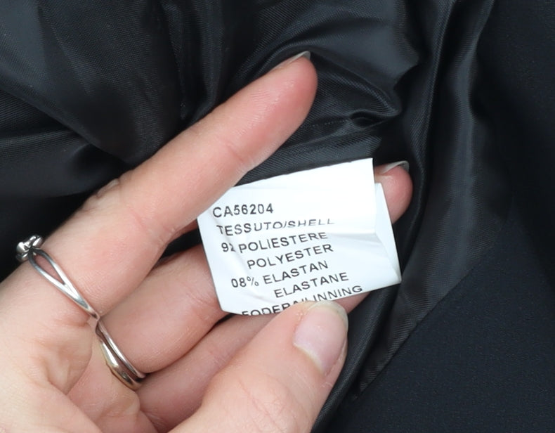 Womens UK Size 24 Personal Choice Black Basic Jacket