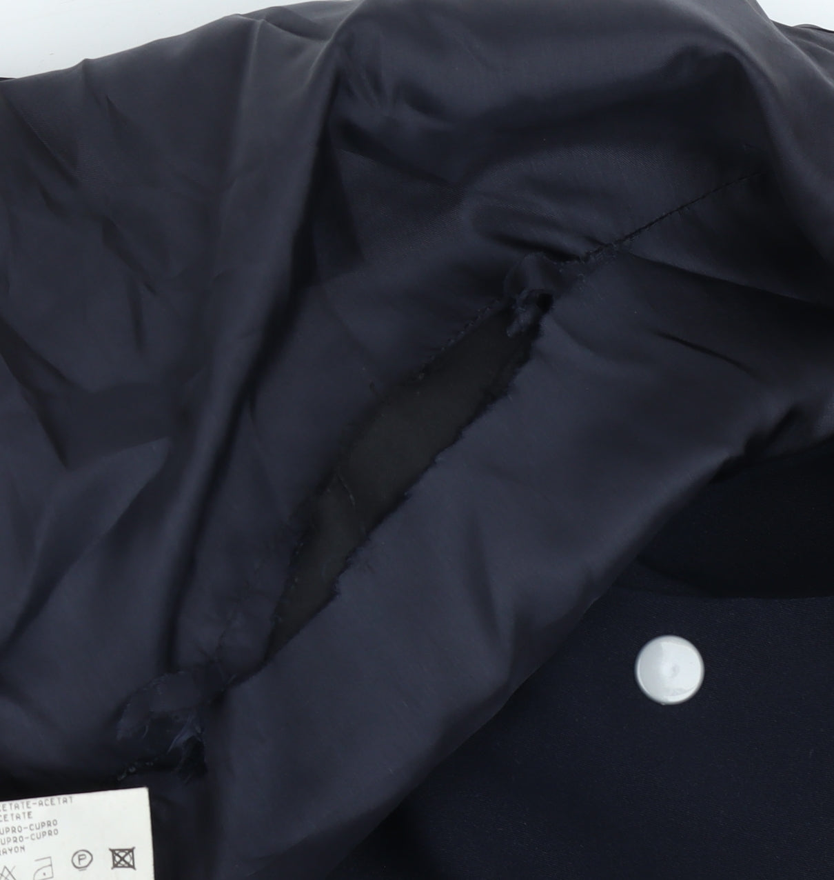 Womens UK Size 16 Marithe Francois Girbaud Black Overcoat