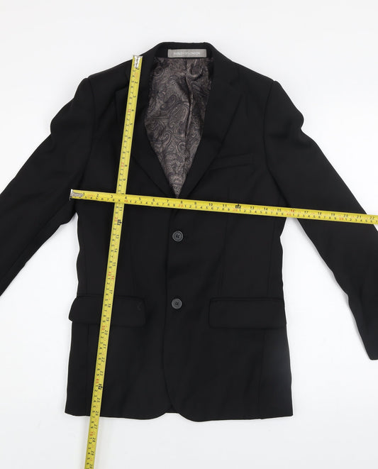 Paisley of London Boys Black 13-14 Years Formal Single-Breasted Suit Jacket