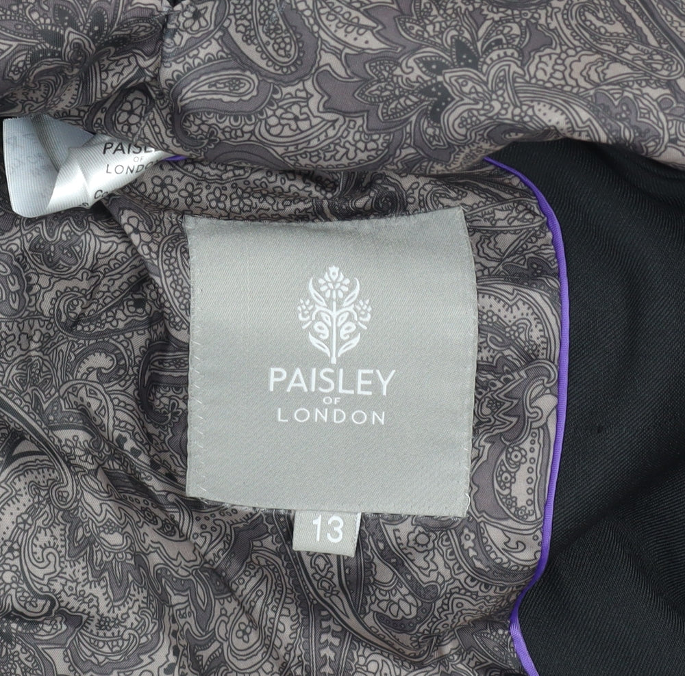 Paisley of London Boys Black 13-14 Years Formal Single-Breasted Suit Jacket