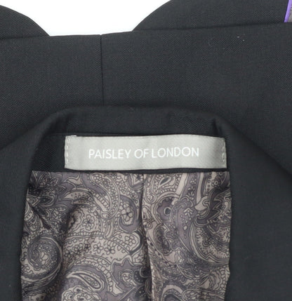 Paisley of London Boys Black 13-14 Years Formal Single-Breasted Suit Jacket