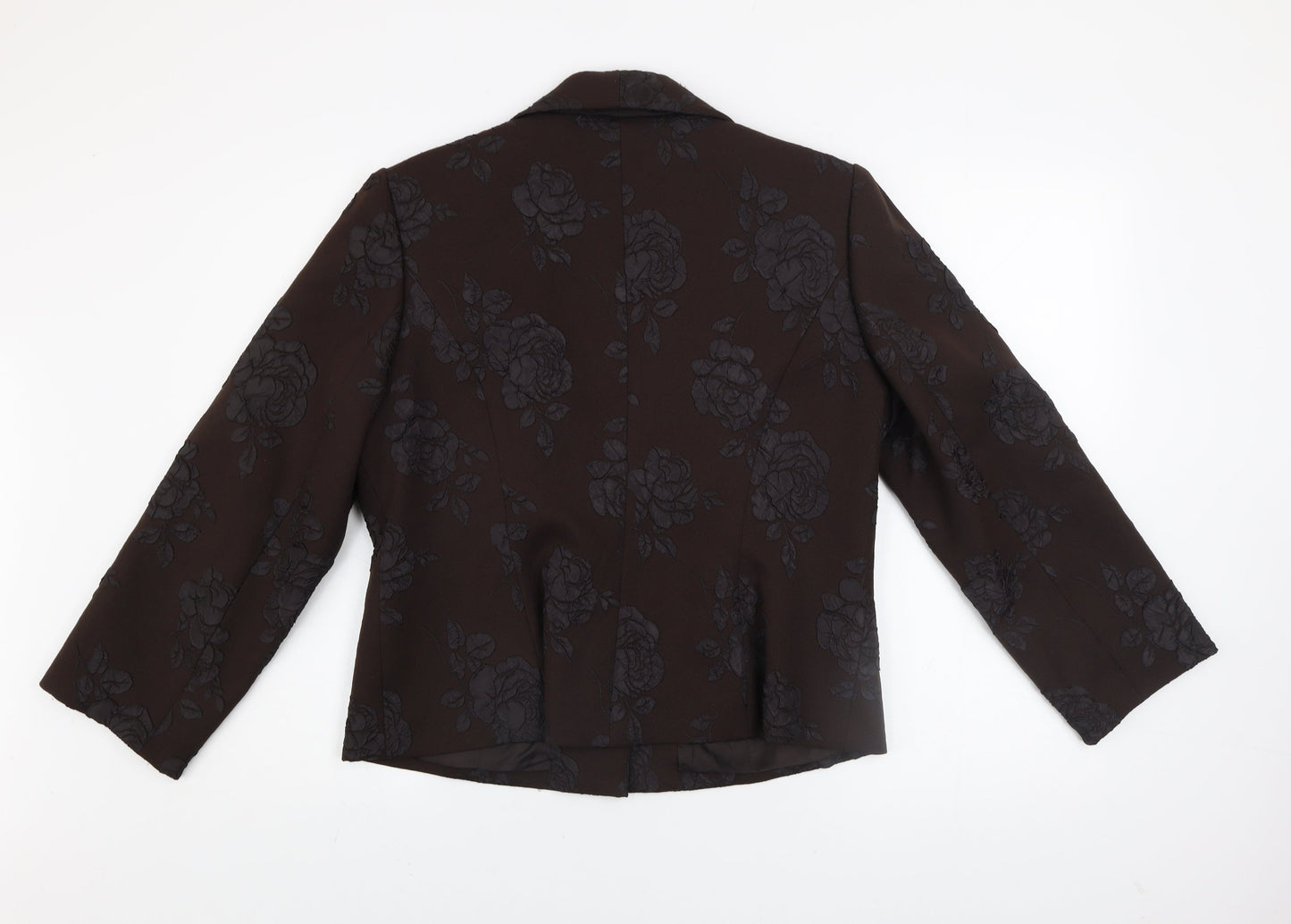 Womens UK Size  ALEX & Co. Brown Basic Jacket