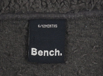 Bench Unisex Baby Brown 6-12 Months Fleece Zip Jacket – Soft & Lined