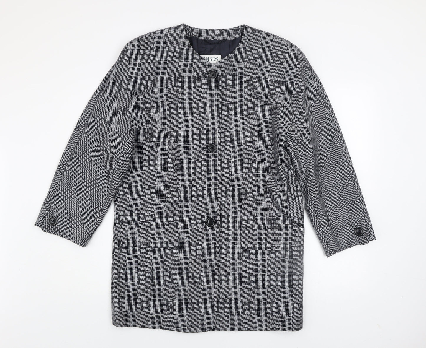 Womens UK Size 8 Jobis Grey Overcoat