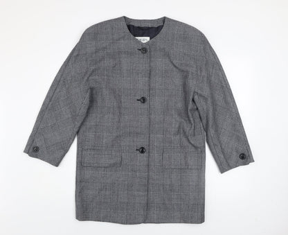 Womens UK Size 8 Jobis Grey Overcoat