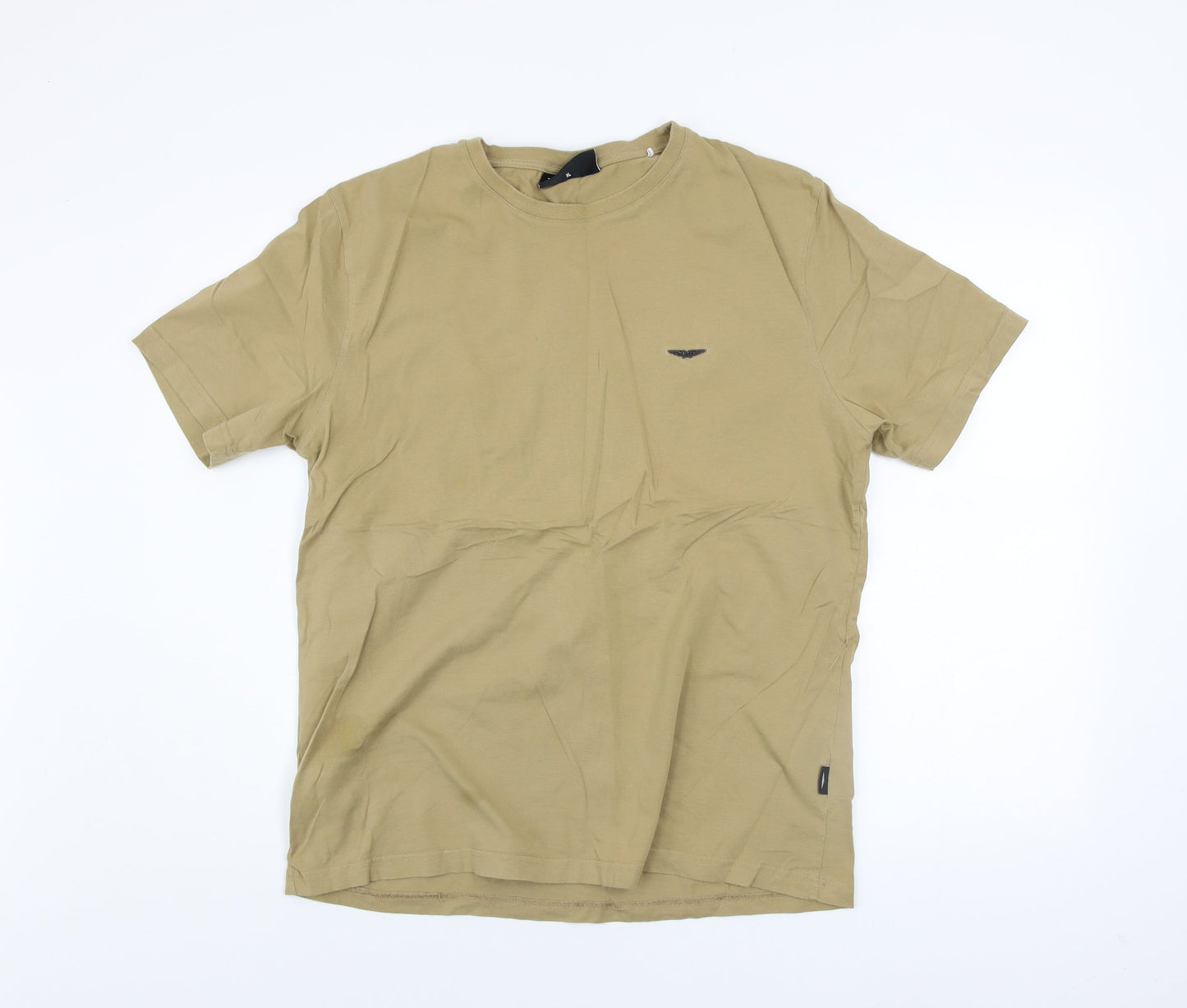 Mens UK Size XL Police Beige  T-Shirt