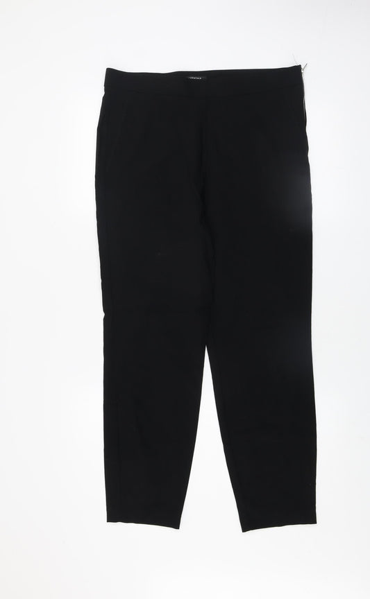Womens UK Size 14 Et Vous Slim Fit Business Casual Workwear Black Trousers