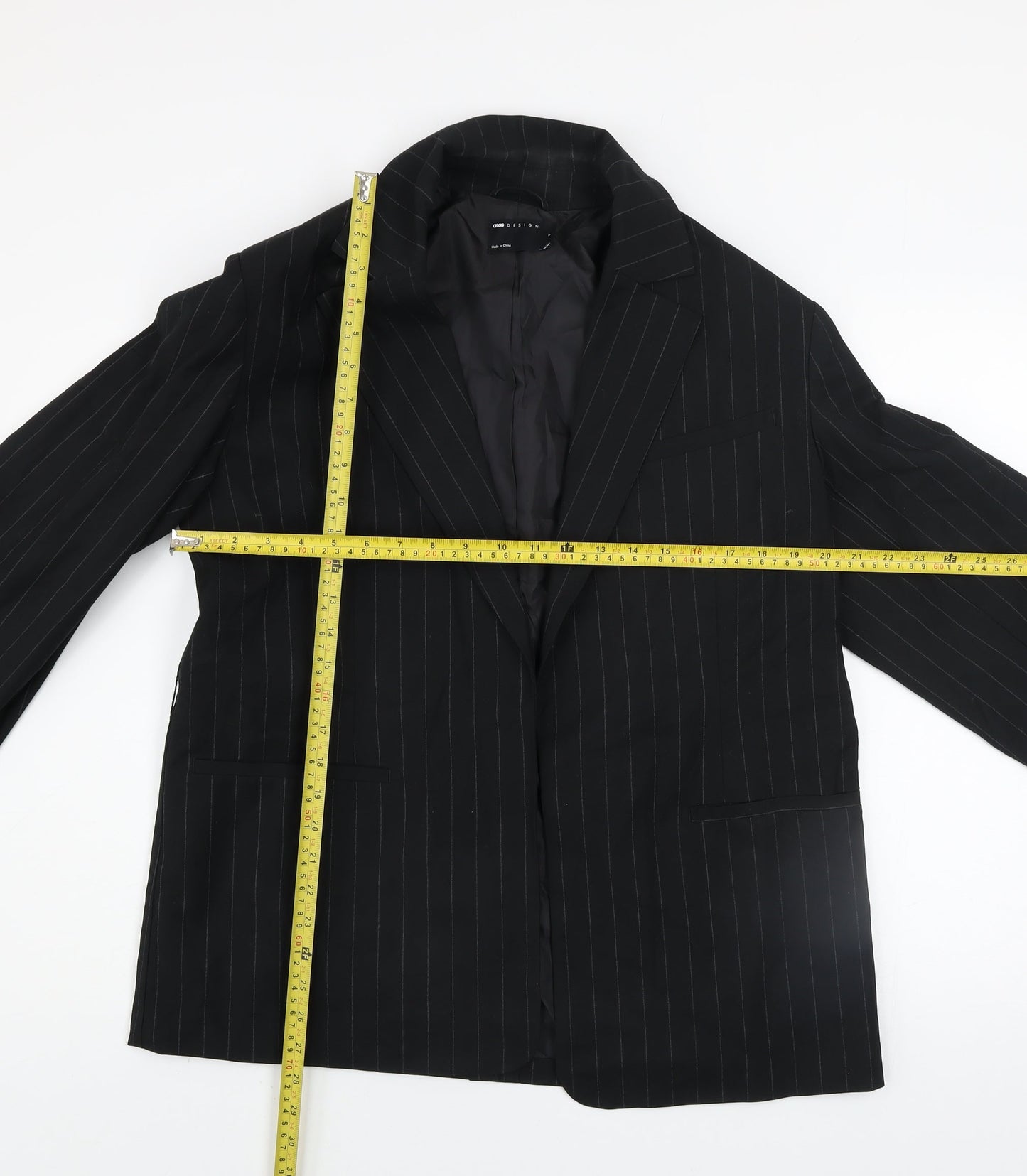 Womens UK Size 8 ASOS DESIGN Black Blazer