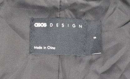Womens UK Size 8 ASOS DESIGN Black Blazer