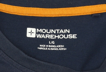 Mens UK Size L Mountain Warehouse Blue  T-Shirt