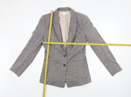 Womens UK Size 10 H&M Grey Basic Jacket
