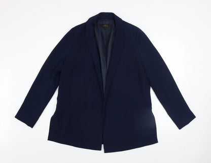 Womens UK Size 12 NEXT Blue Basic Jacket