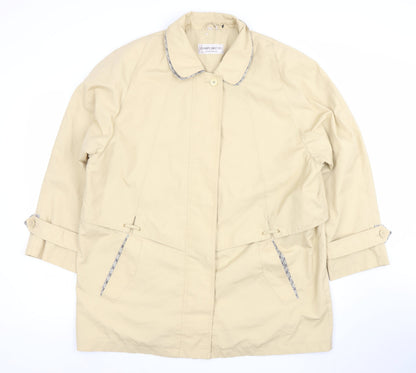 Womens UK Size 18 Compliments Beige Rain Coat