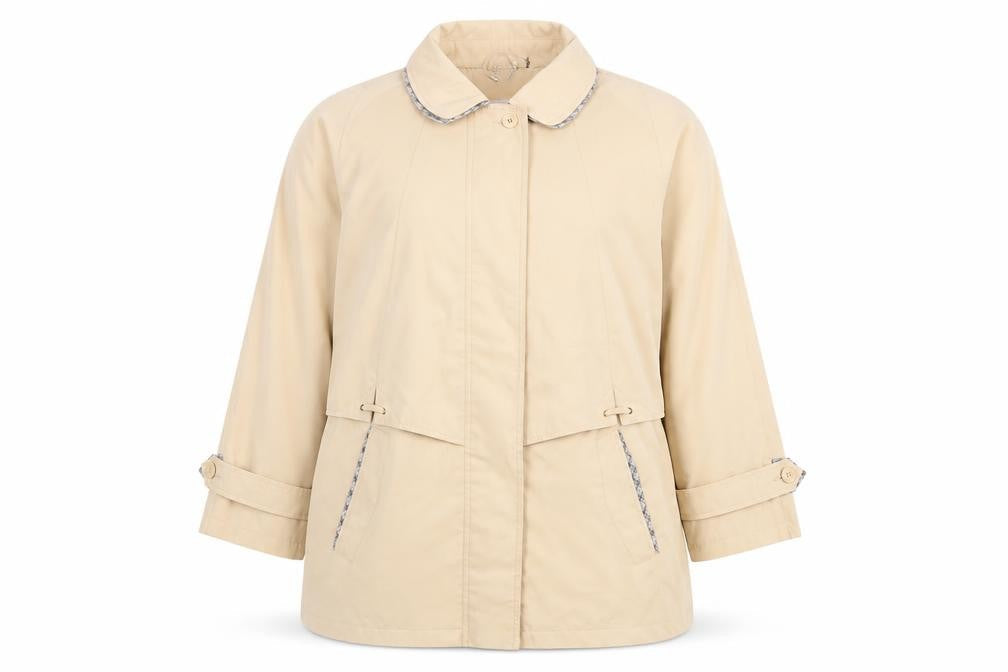 Womens UK Size 18 Compliments Beige Rain Coat