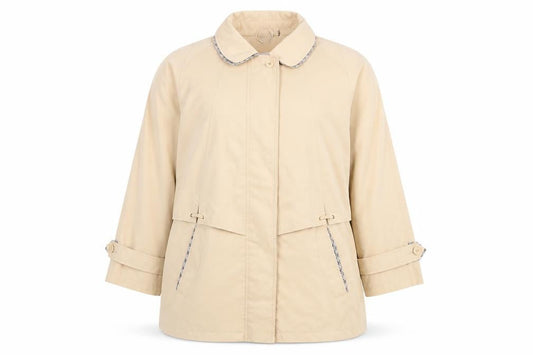 Womens UK Size 18 Compliments Beige Rain Coat