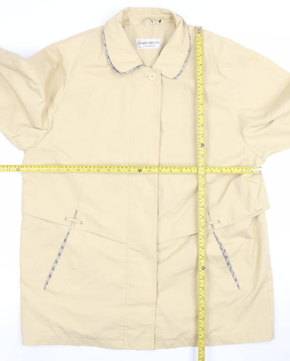 Womens UK Size 18 Compliments Beige Rain Coat